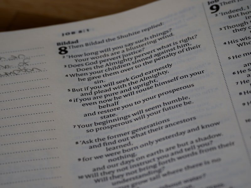 a close up of a book with a poem on it