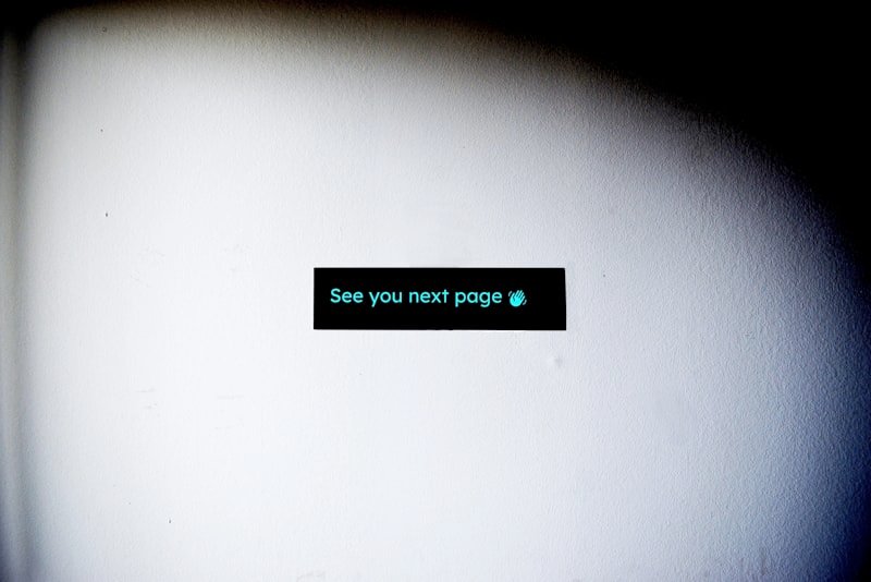 a screen with a message on it