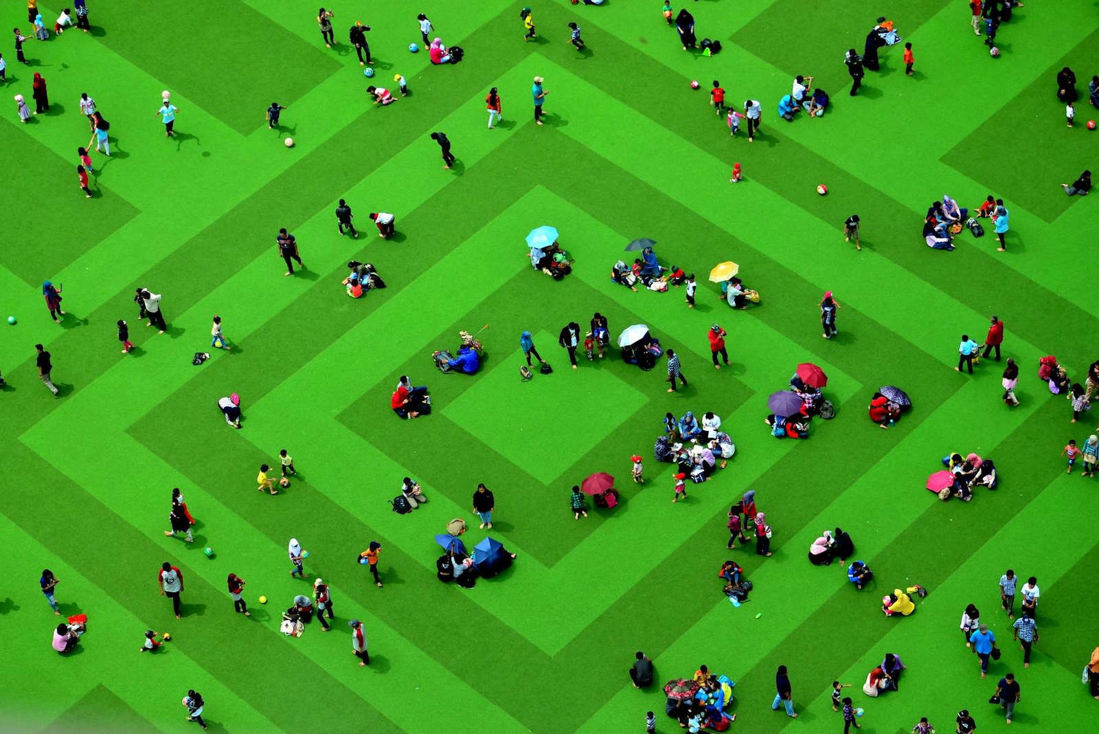 Free stock photo of activity, aerial view, colorful