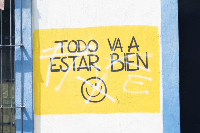 Graffiti text reads 
